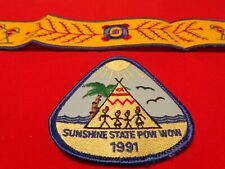 1990s VINTAGE YMCA PALS INDIAN HEAD BAND AND PATCH NEVER USED GREAT CONDITION picture