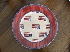 We Pledge Allegiance American Dinner Plates 9/11 Disaster Relief Memorial 11
