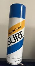 Vintage 1985 NOS Full Sure RegularScent Antiperspirant Deodorant Spray Can Prop picture