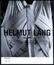 2001 Helmut Lang silk bound dress photo vintage fashion print ad picture