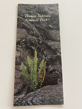 Vintage 1987 Hawaii Volcanoes National Park Guide Map picture