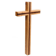 1PC Wooden Crosses Craft Church Carnival Cross Wood Cross Handicraft Cross Decor picture