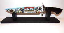 RARE RED RYDER 75 ANNIVERSARY BOWIE KNIFE WITH STAND ~AUTHORIZED LIMITED EDITION picture