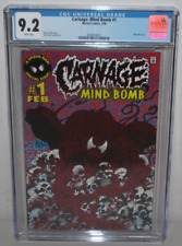 CARNAGE Mind Bomb 1 CGC 9.2 Marvel white Pages Spiderman Venom picture
