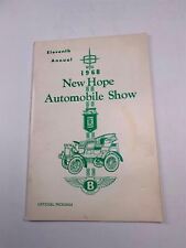 11th Annual 1968 New Hope PA  Automobile Show Program  picture
