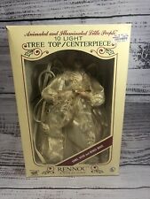 Vintage Rennoc Little People Animated and Illuminated Angel Tree Topper w/Box picture