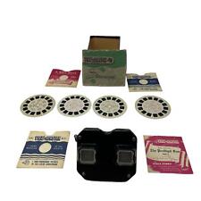 Vintage Sawyers View Master Stereoscope With 4 Reels Original Box Made In USA picture