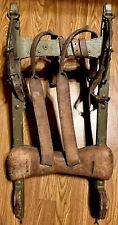 Original WW2 Swiss Made German Army Used Carry Frame Uniform Field Gear Ful Size picture