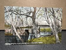 Witch Bridge Shawsheen River Lawrence, Massachusetts Postcard picture