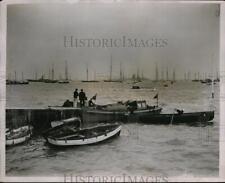1928 Press Photo Cowes Isle of Wight annual regatta picture