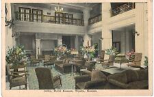 Topeka Lobby Hotel Kansas 1910 KS  picture