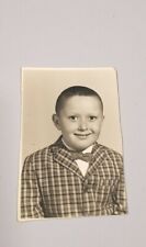 ULTRA RARE Original Vintage Photo Silly Boy School Picture Funny Odd Art picture