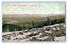 1912 Middle Park from Rollins Pass Moffat Road, Colorado CO Postcard picture