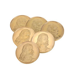 10Pcs Jesus The Last Supper Gold Plated  Coin Art Collection Coin Collectible picture