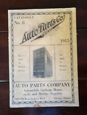 1915 Auto Parts Co. Inc. Chicago Catalogue No. 8 Vintage Local Advertising picture