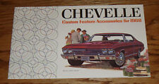 1968 Chevrolet Chevelle Custom Feature Accessories Sales Brochure 68 Chevy picture