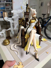 28cm Genshin Impact Game Figure Ningguang Anime Girl Statue Model Gift Toys picture