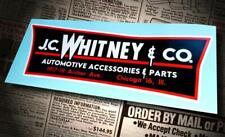 J.C. WHITNEY & COMPANY  • Vintage Style Sticker • Decal • Automotive Accessories picture