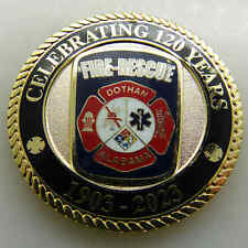 DOTHAN ALABAMA FIRE RESCUE CELEBRATING 120 YEARS FIT 2 FIGHT CHALLENGE COIN picture