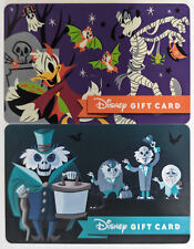 2 Disneyland Resort Halloween Gift Cards 2018 and 2019 Mint - No Value Remaining picture
