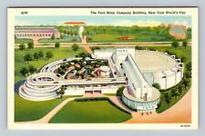 1939 New York World's Fair-The Ford Motor Company Building-Vintage Postcard picture