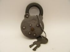 Antique Secure Lever Lock and Key Works made in ''USA'' picture