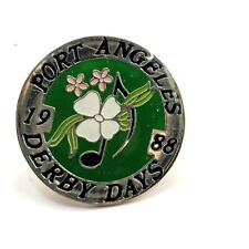 1988 Port Angeles Derby Days Lapel Pin Washington State Souvenir Travel Brooch picture