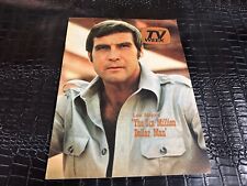 FEBRUARY 6 1977 TV WEEK tv guide television magazine LEE MAJORS 6 MILLION $ MAN picture
