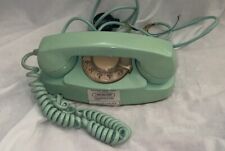 Vintage 1961 Western Electric Princess Rotary Telephone Aqua Retro Working picture