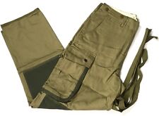  WWII US AIRBORNE PARATROOPER M42 REINFORCED JUMP TROUSERS-LARGE picture