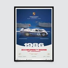1986 Rothmans PORSCHE 962 C 24 Hours Le Mans Bell Stuck Holbert LtdEd 200 Poster picture