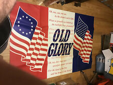 original OLD GLORY Poster - Star Spangled Banner - 100 x 36