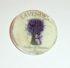 Lavender Herbs de Provence France -  Button Mother of Pearl Shank Button 1+3/8