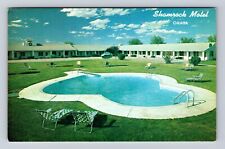 Omaha NE-Nebraska, Shamrock Motel, Advertisement, Antique, Vintage Postcard picture