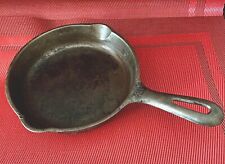 Wagner Ware (?) Cast Iron 6 1/2 Inch Skillet #3 Unmarked Vintage Double Spout picture