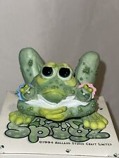 New Old Stock In Box Holland 1994 Sprogz Frog Figurine Frog Spawn Rare Babies picture
