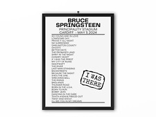 Bruce Springsteen Cardiff May 5 2024 Replica Setlist - I Was There picture
