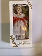 Gift World Of Gorham Christmas Victorian Doll Ornament Porcelain 1987 Vintage picture