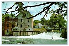 c1960's Phelps Mill On The Otter Tail River Fergus Falls Minnesota MN Postcard picture