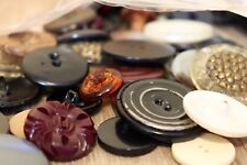 Half Pound Mixed Lot of Vintage & Modern Used & Unused Sewing & Craft Buttons picture