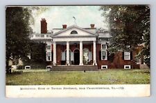 Charlottesville VA-Virginia, Monticello Home Of Jefferson Vintage c1908 Postcard picture
