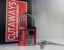 Abus 72/40 Cutaway Lock Cutout for Practice Locksport or Display picture