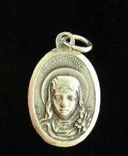 Vintage Saint Catherine Medal Religious Holy Catholic Saint Barbara picture