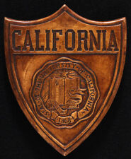 UC Berkeley Cal Bears ORIGINAL 1920s Chicago Pennant Co Plaque California Shield picture