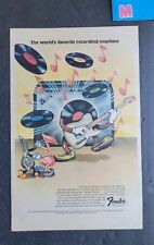 Fender The World's Favorite Recording Machine Promo Print Advertisement 1973 picture