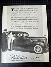 Vintage 1937 Buick Roadmaster Print Ad picture
