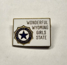 Vintage American Legion Auxiliary Wonderful Wyoming Girls State Pin Brooch picture