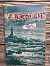 Vintage Travel Souvenir Book Peggy’s Cove Nova Scotia Canada 1956 picture