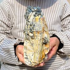 7.2lb Large Gold Tourmaline Specularite Gemstone Crystal Rough Mineral Specimen picture
