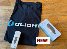 Bundle Olight Spurdog Knife, Tee, i1R2EOS torch NEW picture